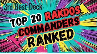 The Best Rakdos Commanders Ranked! | 3rd Best Deck Episode 11