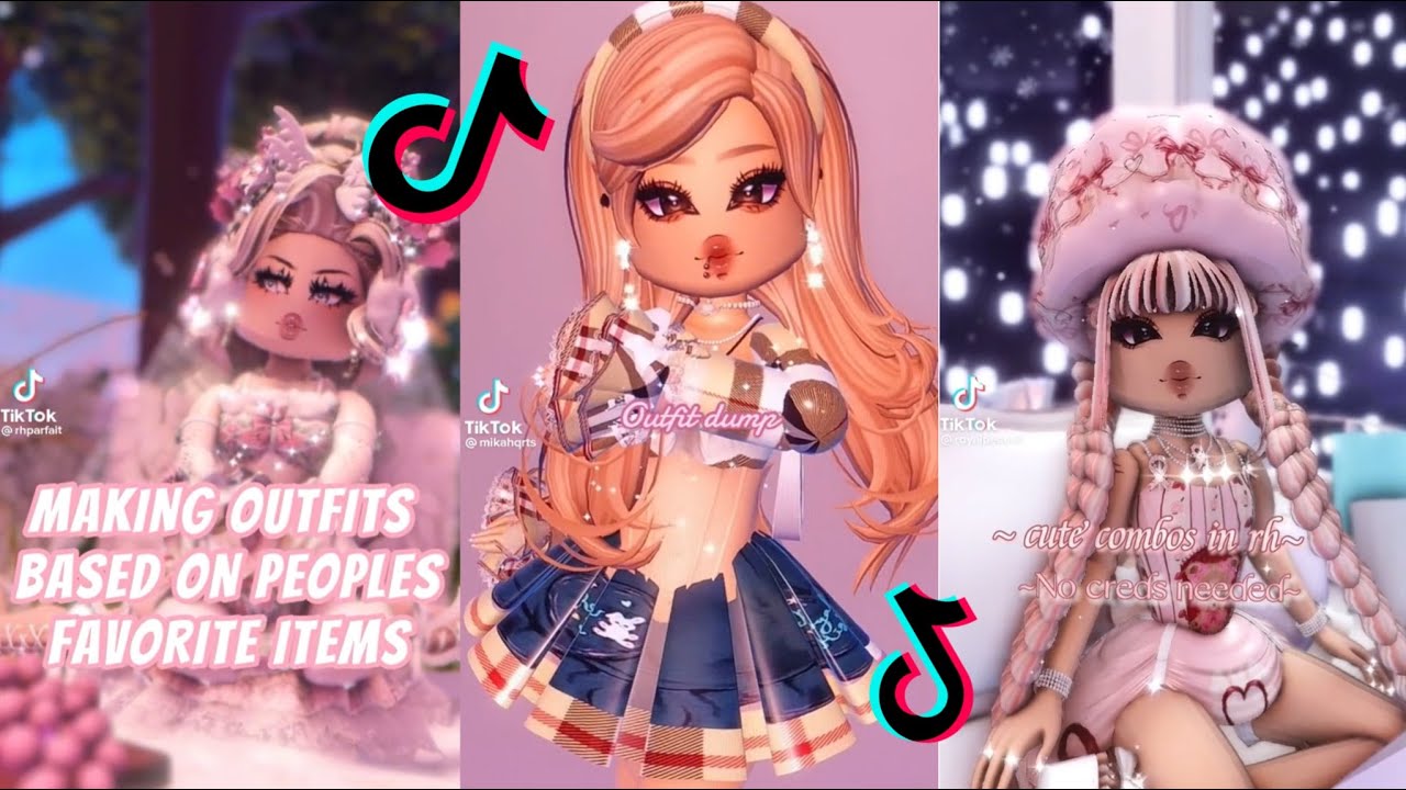 🖤Royale High Outfit Ideas TikTok Compilation🖤