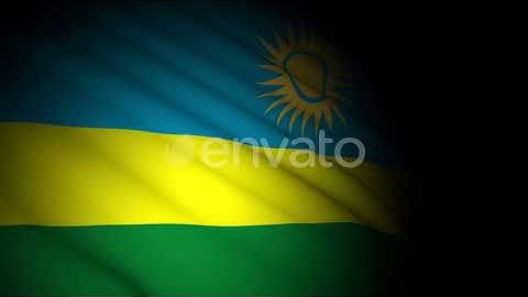 Rwanda Flag Blowing in Wind | Motion Graphics - Envato elements