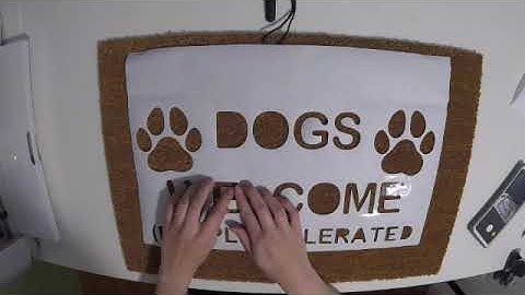 Making Custom Doormats with Flex seal and a Cricut Tutorial