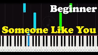 Someone Like You Easy Piano