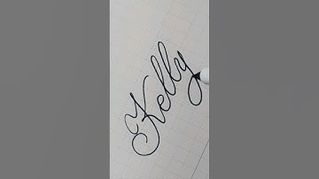 Calligraphy #handwriting #lettering #writing #signature #art #shortvideo ☆Kelly☆