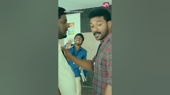 Sudhakar Anna Thambi na 🤣 #meesaiyamurukku #hiphoptamizha #aadi #tamilmovie  | Sun NXT Shorts