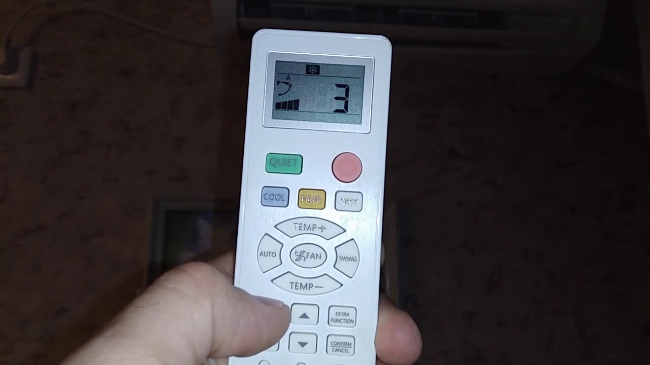 Режим таймера сплит-системы HEC - YouTube