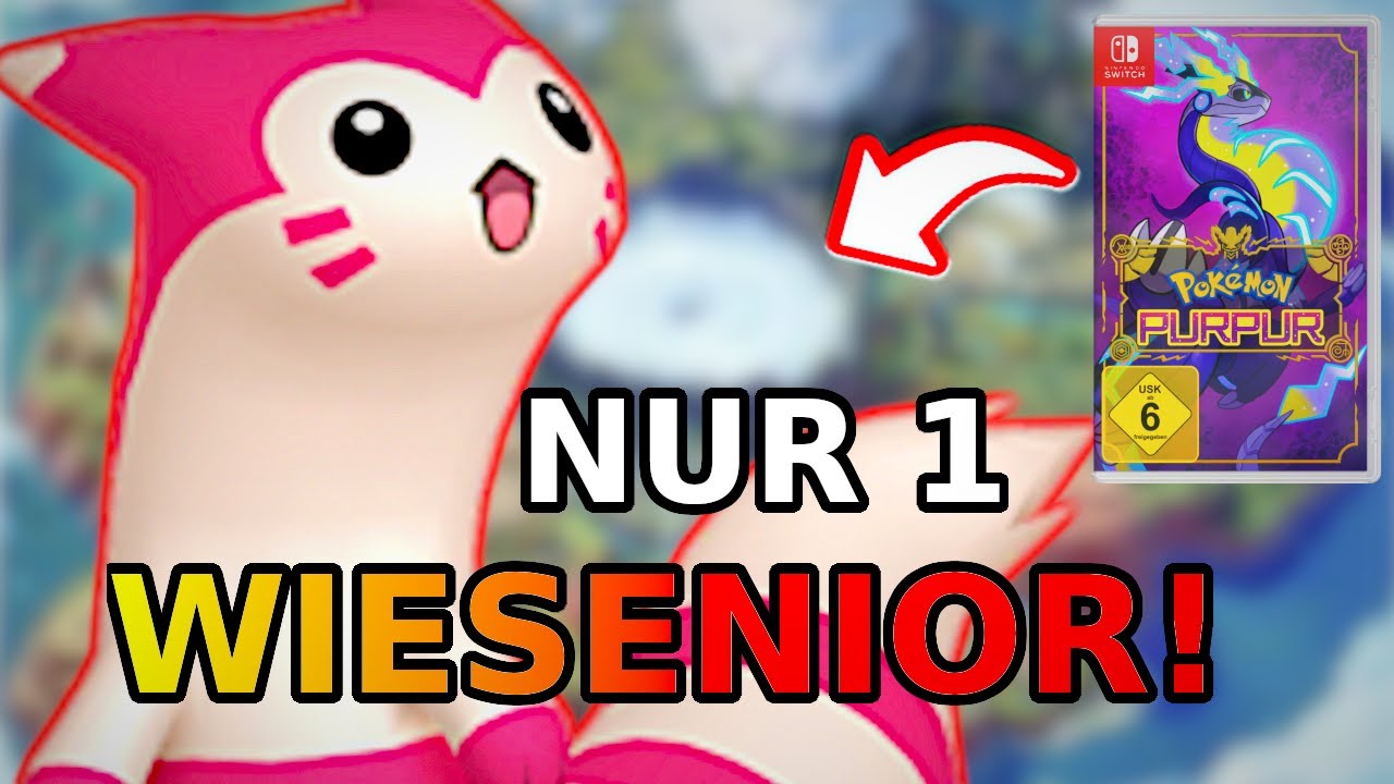 Kann man NUR mit einem WIESENIOR Pokemon Purpur durchspielen?