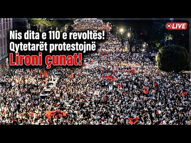🔴“Shqipëria kërkon revolucion”/ 110 ditë revoltë! Qytetarët protestojnë kundër kryeministrit