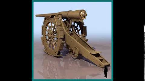 Cannon 3D Model | Weapons / Military 3D Models | max, 3ds, c4d, obj, lwo