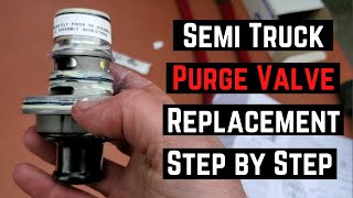 How to Replace Semi Truck (Kenworth) Purge Valve - Step by Step | Owner Operator Truck Repair DIY screenshot 5