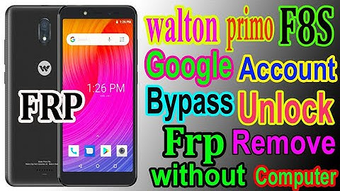 Walton Primo F8S bypass //walton primo f8s gmail.unlock//2022