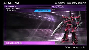 Armored Core Silent Line Portable Javelin C Rank Arena