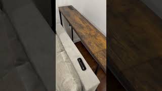 The SUPERJARE 70 Inch Console Table with Charging Station