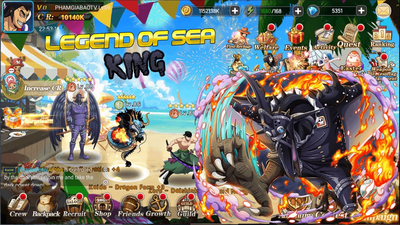 Game Legend Of Sea Full Skill King Hỏa Hoạn Zoan Khủng Long Bay-Ngầu Lòi &  Cực Đỉnh :))) - Youtube