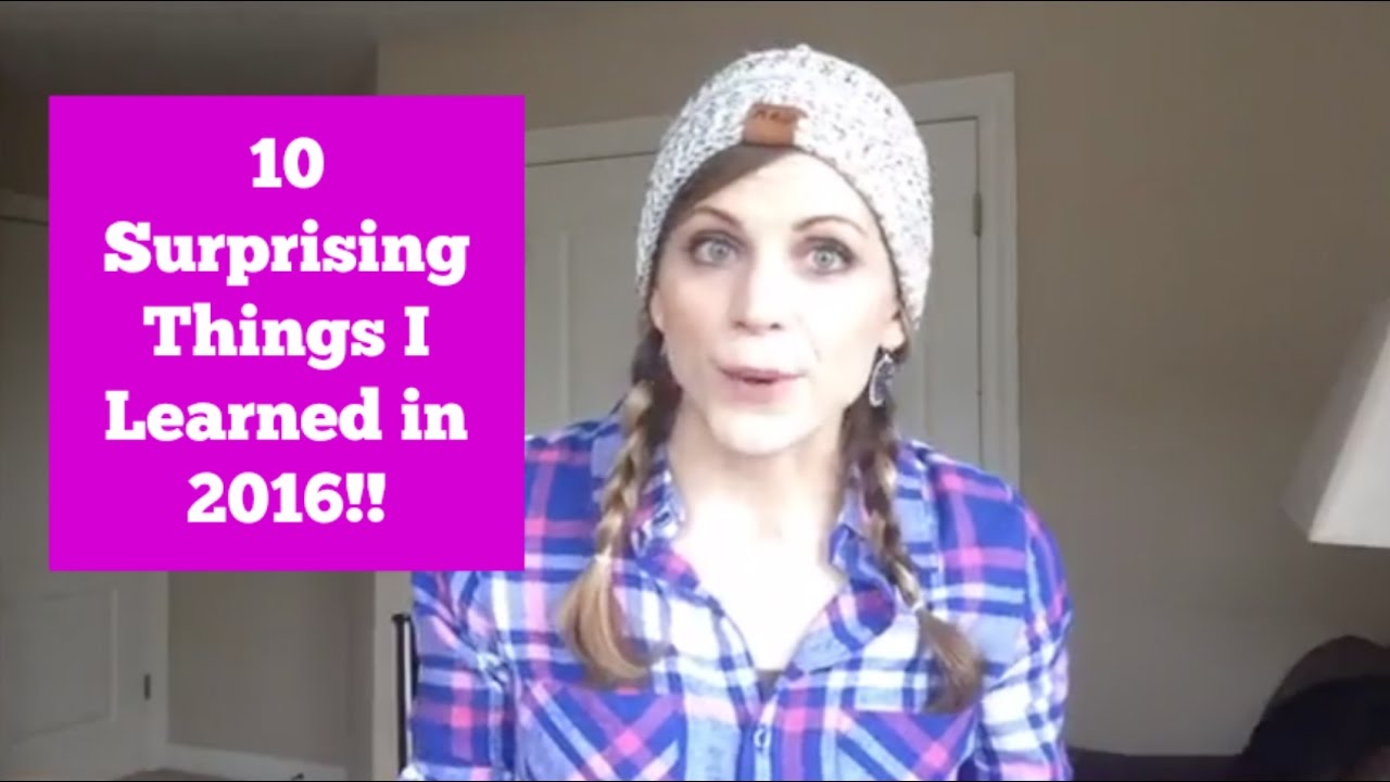 10 Surprising Things I Learned in 2016 YouTube