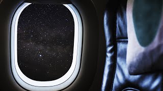 BLACK SCREEN Airplane White Noise Sounds for Sleep ️ 10 Hours