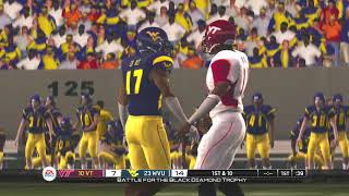 (Virginia Tech Hokies vs West Virginix Mountaineers) (NCAA Football 10) PS3