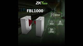 The FBL1000 Pro is a single-lane flap barrier turnstile series designed for smooth operation.