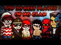 Mini militia  top 20 best players of ng clan ng clan introducing  bhargab yt