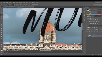 How To Add Text Behind Image | Photoshop CS6 |