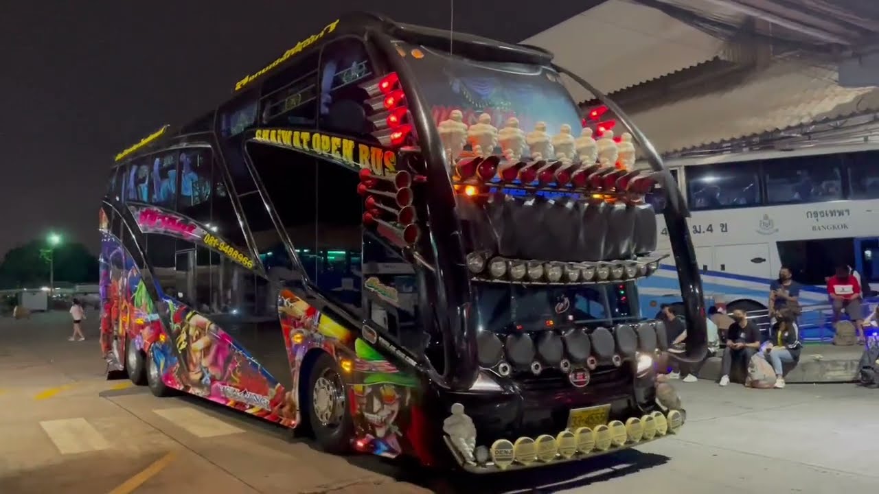 บรรยากาศรถทัวร์หมอชิต ช่วงเทศกาลสงกรานต์ ปี 2565/2022 PART 3 #รถทัวร์ #หมอชิต #สงกรานต์