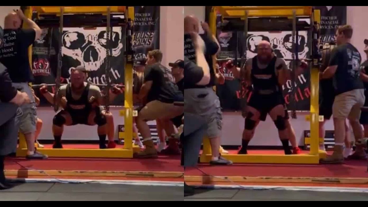 Phillip Herndon Crushes 914 Lb (414.5 Kg) Squat For Unofficial World Record