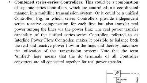 Lec 07 Shunt COnnected Controller, Combined Shunt & Series Controller, Significance of FACTS devices