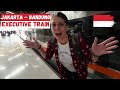 Indonesian Train Travel is AMAZING 🇮🇩 Jakarta to Bandung 🚆