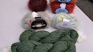 Yarn Haul from "The Knitting Patch" yarn shope in Longwood,Florida! Check this cool yarns i got!✨️🧶🏖