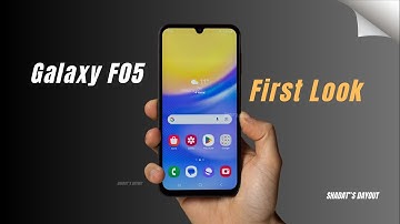 Samsung Galaxy F05 FIRST LOOK - FINALLY, IT
