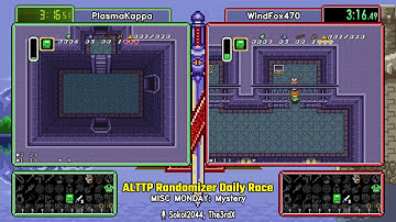 Mystery Apr 13 2020. ALTTP Randomizer Daily Race.