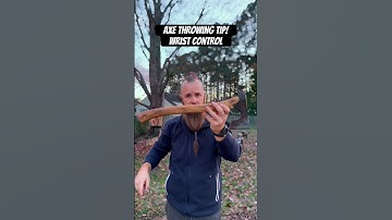 Axe throwing tip! Wrist control #shorts #axethrowing #axe #tools #outdoors #vikings #skills #tips