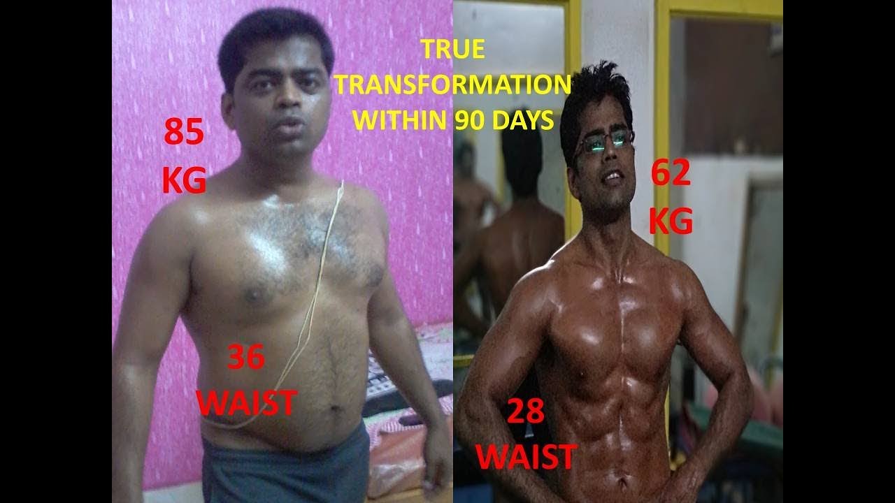 True transformation weight loss and SIX PACK YouTube