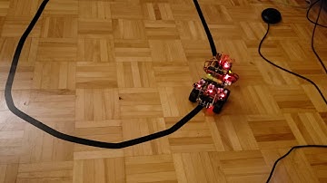 Keyestudio KS0159 Line-tracking project on 18650 battery.