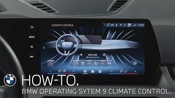 How To Adjust the Climate Control by Touch in BMW Operating System 9.