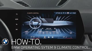 How To Adjust the Climate Control by Touch in BMW Operating System 9. screenshot 2