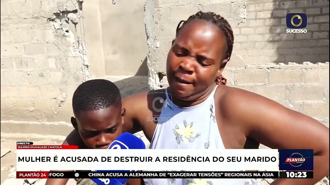MUHALAZE: MULHER DESTRÓI CASA DO MARIDO APÓS 20 ANOS DE UNIÃO