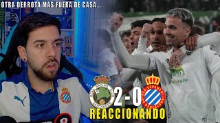 REACCIONES DE UN HINCHA DEL ESPANYOL | RACING CLUB 20 ESPANYOL * Otra derrota mas fuera de casa...