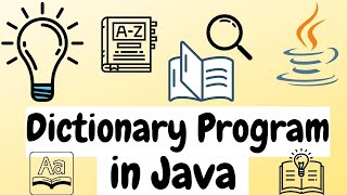Dictionary Program in Java | Using HashMap in Java | Java Project screenshot 1