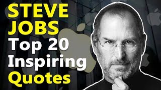 Top 20 inspirational & motivational quotes by steve jobs | rules for
success entrepreneur apple inc #stevejobs, quotes, #...