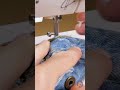 Cómo poner un botón de jeans con máquina de coser 🧵