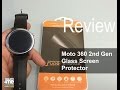 Moto 360 46 mm 2nd Gen 2015 Tempered Glass Screen Protector from Supershieldz