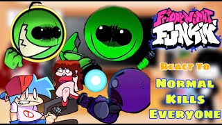 Normal kills Everyone || Fnf React To FIRE IN THE HOLE – BREEZY UPDATE