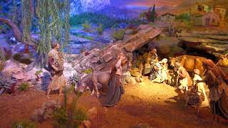 Christmas Nativity diorama in Barcelona, Spain