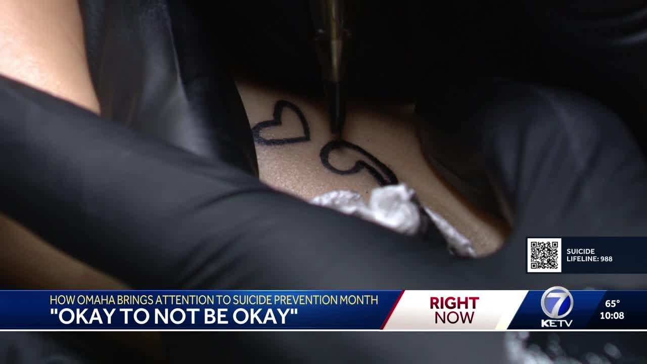 'It's OK to not be OK': How people across Omaha are bringing attention to Suicide Prevention Month