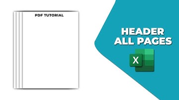 How to insert same header all pages excel
