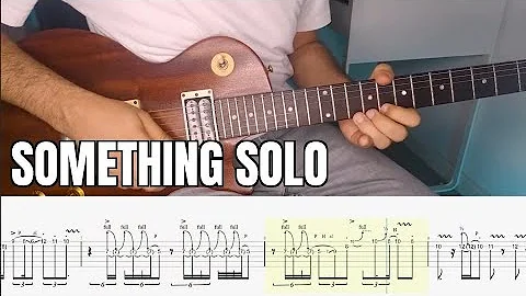 Something Guitar Solo The Beatles Guitar Tab Cover Lesson Tutorial