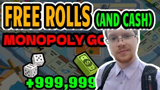 999K Free Dice Rolls MONOPOLY GO! Use This Monopoly Go Glitch for FREE Rolls and Cash! *iOS Android* screenshot 3