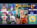 BATTLING JESSIE & JAMES! TEAM GO ROCKET TAKEOVER IN POKÉMON GO!