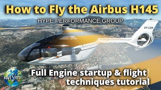 HOW TO FLY THE AiRBUS H145 | Engine Startup, Flight Techniques Tutorial PLUS My Home Sim Sneek Peek! screenshot 5