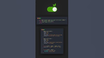 Toggle switch only HTML and CSS #html #css #coding #shortvideo #shorts