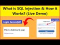 What is SQL Injection and How it works? Explained with Live demo